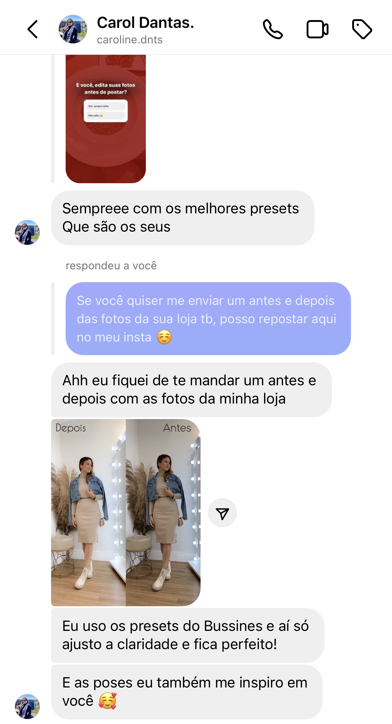 Depoimento de cliente 1